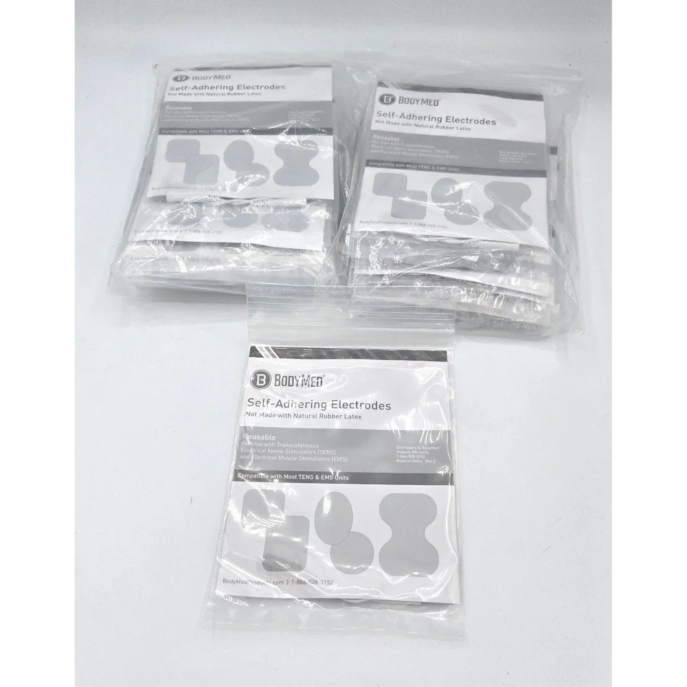20 (4 Packs) BodyMed Self Adhering‎ Electrodes TENS EMS Units 2